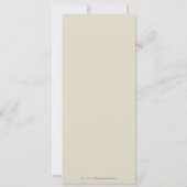 Darling Viktorianisch 4x9,25" Lilac Taufe Einladung (Rückseite)