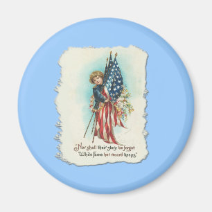 Darling Vintag Americana Design Magnet