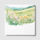 Darling Watercolor Rabbit Baby Showbook Gästebuch (Rückseite)