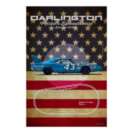 Darlington Motor Speedway Poster