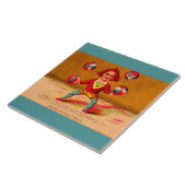 Darlington, Runk & Co., viktorianischer Kartenjong Fliese (Seite)