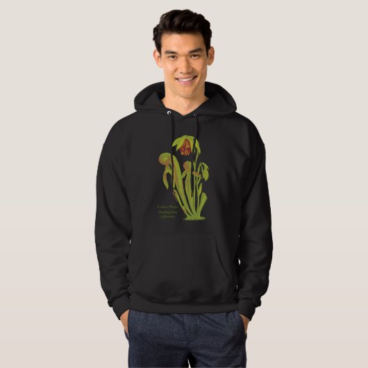 Darlingtonia californica, Fleisch fressende Hoodie (Vorne ganz)