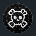 Darmgestaltung für Oberkörper und Knochen Dartscheibe<br><div class="desc">Skull und Knochen Dartboard Design.</div>