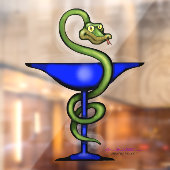 Darmklammer Fensteraufkleber (Blatt 2)