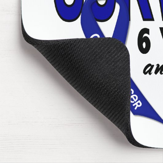 Darmkrebs-6-jähriger Überlebender Mousepad (Ecke)