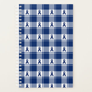 Darmkrebs-Bewusstseins-Kariertagebuch, Blau Planer