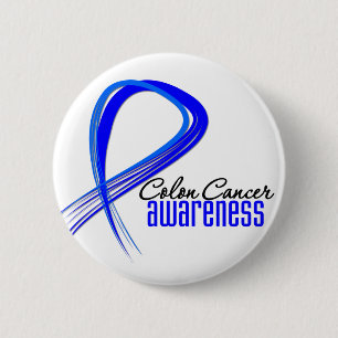 Darmkrebs-Bewusstseins-Schmutz-Band Button