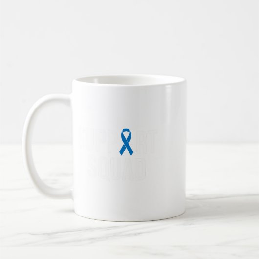 Darmkrebs Blauer Krebs Kaffeetasse (Links)