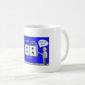 Darmkrebs-Cartoon-T - Shirt Kaffeetasse (VorderseiteRechts)