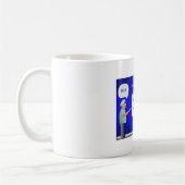 Darmkrebs-Cartoon-T - Shirt Kaffeetasse (Links)