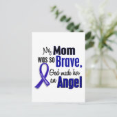 Darmkrebs ENGEL 1 Mama Postkarte (Stehend Vorderseite)