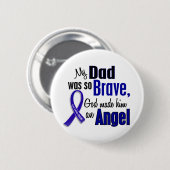 Darmkrebs ENGEL 1 Vater Button (Vorne & Hinten)