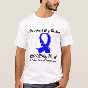 Darmkrebs stütze ich meine Schwester T-Shirt