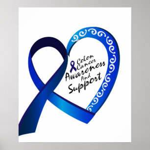Darmkrebs Suppor Geschenke Poster