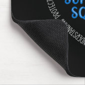Darmkrebs-Support-Squad Darmkrebsbewusstsein Mousepad (Ecke)