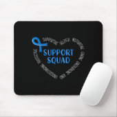 Darmkrebs-Support-Squad Darmkrebsbewusstsein Mousepad (Mit Mouse)
