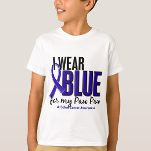 Darmkrebs trage ich Blau für meine Tatzen-Tatze 1 T-Shirt