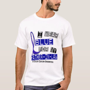 Darmkrebs trage ich Blau für meinen Schwiegervate T-Shirt