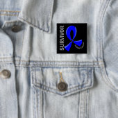 Darmkrebs-Überlebender 12 Button (Beispiel)