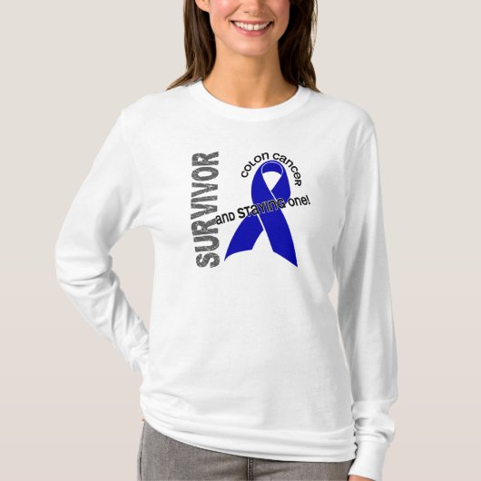 DARMKREBS Überlebender 1 T-Shirt (Vorderseite)