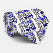 Darmkrebs-Überlebender 4 Krawatte (Gerollt)