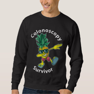 Darmkrebs-Überlebender   Dabbing-Ananas-Patient Sweatshirt