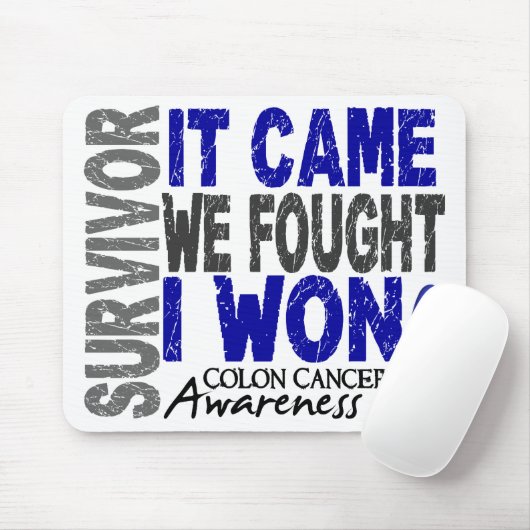 Darmkrebs-Überlebender, den es wir kam, kämpfte Mousepad (Mit Mouse)