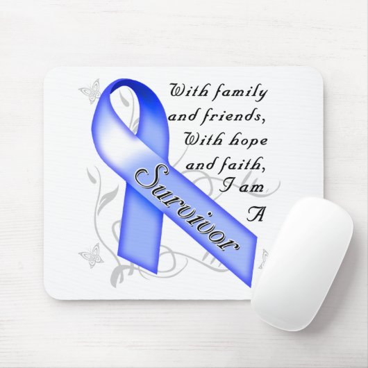 Darmkrebs-Überlebender Mousepad (Mit Mouse)