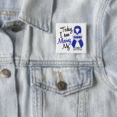 Darmkrebs VERMISST MEIN EHEMANN Button (Beispiel)