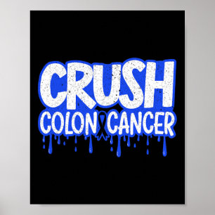 Darmkrebsbewusstsein Chemotherapie Welt Ca Poster