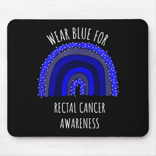 Darmkrebsbewusstseinsmaterial _ Darmkrebs Mousepad (Vorne)