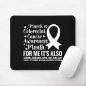 Darmkrebsmonat Darmkrebs Mousepad (Mit Mouse)