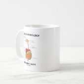 Darmleiden erfordert Eingeweide (Verdauungssystem) Kaffeetasse (Vorderseite Links)
