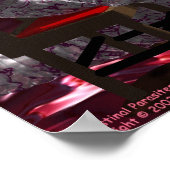 Darmparasiten spielen Poker Poster (Ecke)