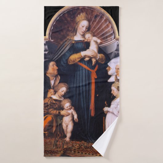 Darmstadt Madonna, Holbein der Jüngere Badehandtuch (Badehandtuch)