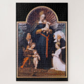Darmstadt Madonna, Holbein der Jüngere Puzzle (Vertikal)