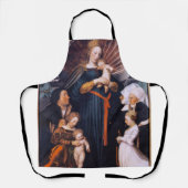 Darmstadt Madonna, Holbein der Jüngere Schürze (Vorderseite)