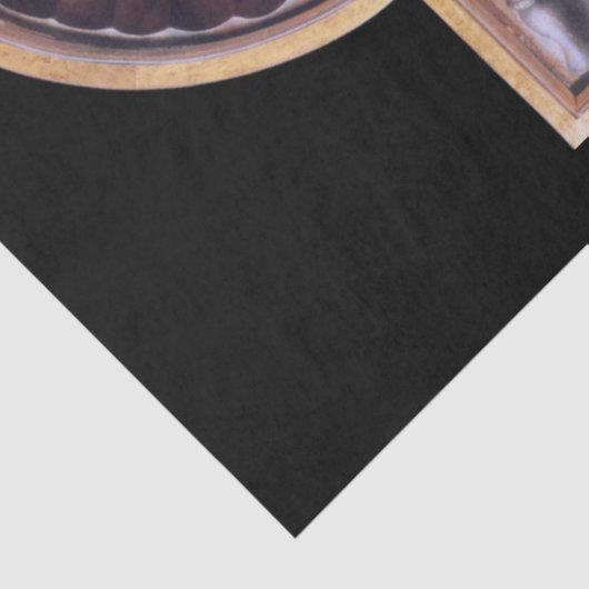 Darmstadt Madonna, Holbein der Jüngere Seidenpapier (Ausschnitt)