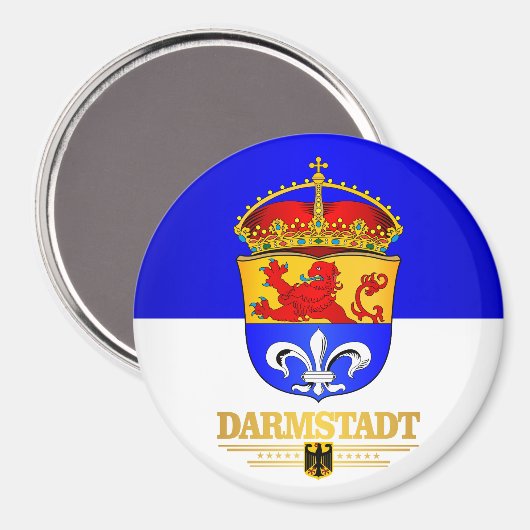 Darmstadt Magnet (Vorderseite/Rückseite)