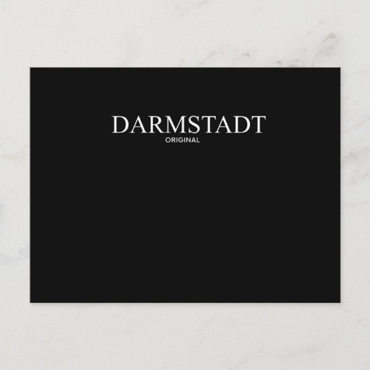 Darmstadt Original Outfit - Klassischer Stil Postkarte (Vorderseite)