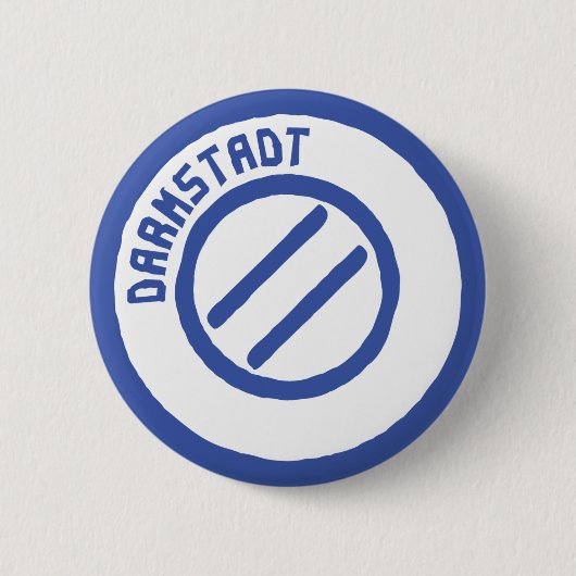 Darmstadt poststempel button (Vorderseite)
