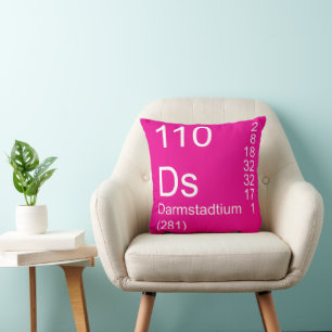 Darmstadtium Throw Kissen