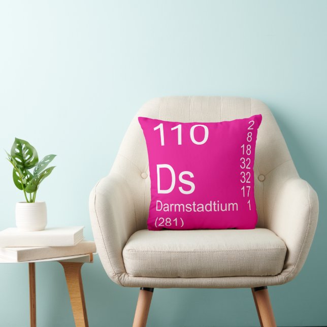 Darmstadtium Throw Kissen (Stuhl )