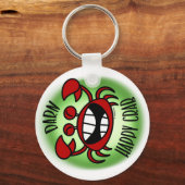 Darn Happy Crab! Schlüsselanhänger (Rückseite)