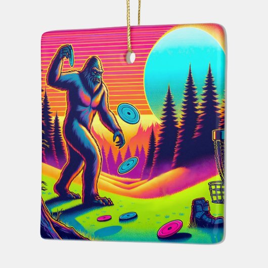 Darn Trees | Bigfoot Disk Golf Spaß Keramikornament (Links)
