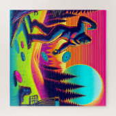 Darn Trees | Bigfoot Disk Golf Spaß Puzzle (Horizontal)