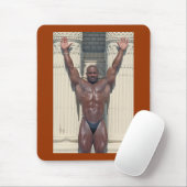 Darnell Dedrick, Arme angehoben in Sieg, # 63 Mousepad (Mit Mouse)