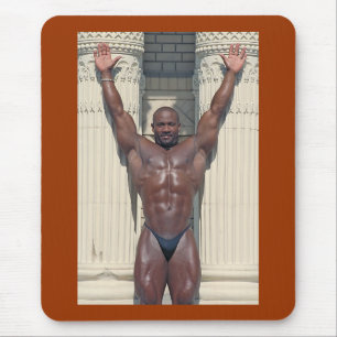 Darnell Dedrick, Arme angehoben in Sieg, # 63 Mousepad