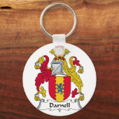 Darnell Familienwappen Schlüsselanhänger (Vorderseite)