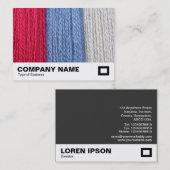 Darning Thread Visitenkarte (Vorne/Hinten)